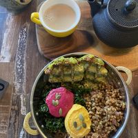   at Buddha Bowl Cafe in Newtown