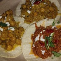 Veggie tacos at EBN's Vegan Cuisine in Charlotte