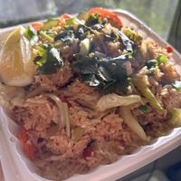 Fried Rice (Made Vegan, No Egg, With Tofu)  at Ning Thai Cuisine in Pahoa