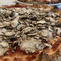 Vegan Pizza Funghi and Margarita in the back😄  at Pizzeria 4s in Cividale Del Friuli