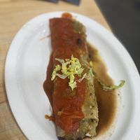 Vegan burrito  at Sweetwater Harvest Kitchen in Santa Fe