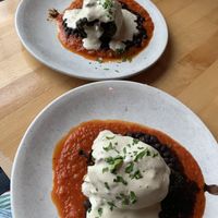 Chile relleno vegan at Sweetwater Harvest Kitchen in Santa Fe