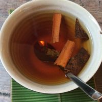 Apple cinnamon tea  at Chum Chay in Cologne