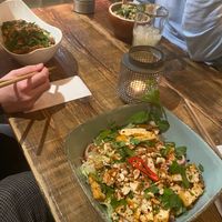 Xao sa ot bun and pho sao sot me  #Veganuary at Chum Chay in Cologne