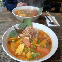 spicy noodle soup at Chum Chay in Cologne