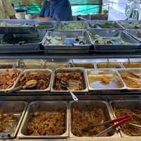 Food options  at Evergreen Vegetarian House 长青素食之家 in Penang
