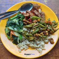 lunch buffet at Evergreen Vegetarian House 长青素食之家 in Penang