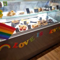 Cake and pride at Cafe Thrive in Southampton