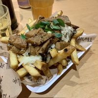 Loaded fries  at Cafe Thrive in Southampton