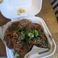 Orange cauliflower bites (special) at Cafe Thrive in Southampton