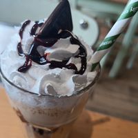 Mint latte at Cafe Thrive in Southampton