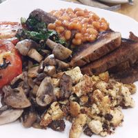 Gluten free breakfast at Cafe Thrive in Southampton
