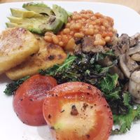 Vegan breakfast  at Cafe Thrive in Southampton