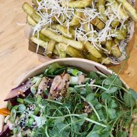 Healthy and not so healthy at Cafe Thrive in Southampton