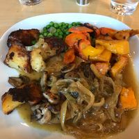 Sunday roast  at Cafe Thrive in Southampton