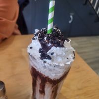 Oreo milkshake at Cafe Thrive in Southampton