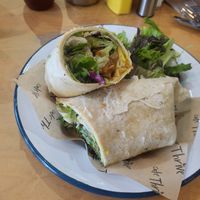 Brakefast burrito at Cafe Thrive in Southampton