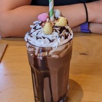 Mini egg milkshake at Cafe Thrive in Southampton