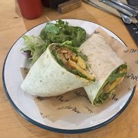 Big breakfast burrito  at Cafe Thrive in Southampton
