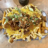 Loaded fries  at Cafe Thrive in Southampton