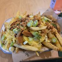 "Dirty" loaded chips at Cafe Thrive in Southampton