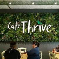 decor at Cafe Thrive in Southampton