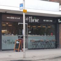 Cafe Thrive from the big park across the street at Cafe Thrive in Southampton
