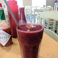 Very Berry Purple Smoothie at Cafe Thrive in Southampton