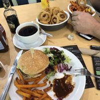 Massive portion sizes! at Cafe Thrive in Southampton