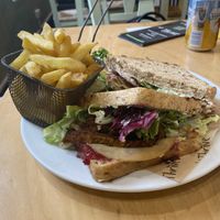 Christmas sandwich  at Cafe Thrive in Southampton