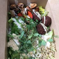 Falafel & Couscous Salad at Cafe Thrive in Southampton