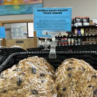 Oatmeal raisin walnut vegan cookies  at Hawaiian Moons Cafe & Juice Bar in Kihei