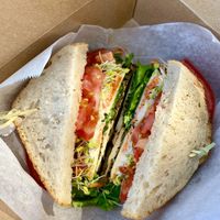 Tofu sandwich  at Hawaiian Moons Cafe & Juice Bar in Kihei