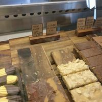 vegan slices  at Little Lucky Cafe in Bacchus Marsh