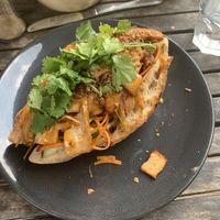 Tofu sandwich- delicious  at Little Lucky Cafe in Bacchus Marsh
