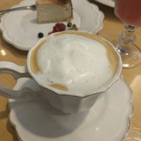 soy milk coffee at Cafe Amrita in Tokyo