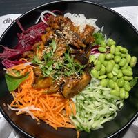 Aubergine koyo bowl at Wagamama in Horsham