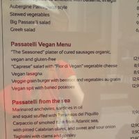 Vegan Menu at Passatelli in Ravenna