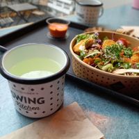 Lemonade and Nugget salad at Swing Kitchen - Kaiserfeldgasse in Graz