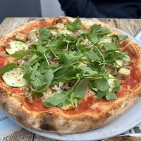The “Vegan”.  at Pizzeria Gallus in Bled