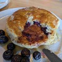 So many blueberries! at The Mason Jar Cafe in Benton Harbor