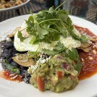 Huevos rancheros  at The Mason Jar Cafe in Benton Harbor