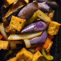 Spicy eggplant and tofu at Thai Thai in Cody