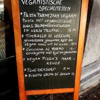 Part of the vegan menu.  at Gaspare Ristorante Pizzeria in Leiden