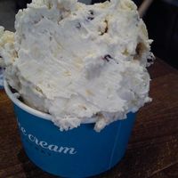 soy milk apple pie cranberries almonds at N'Ice Cream Factory in Wroclaw