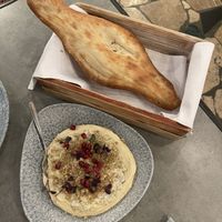 Hummus&eggplant  at Lavash Restaurant in Yerevan
