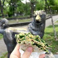 The last bites of Jengyalov Hac are always the most delicious! at Jengyalov Hac in Yerevan
