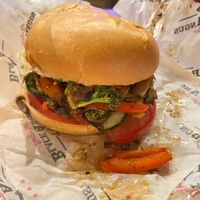 Burger at Black Angus Burger Bar in Yerevan