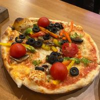 Pizza at Black Angus Burger Bar in Yerevan