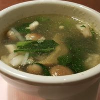 Mushroom soup at China Dining Hiten in Nara